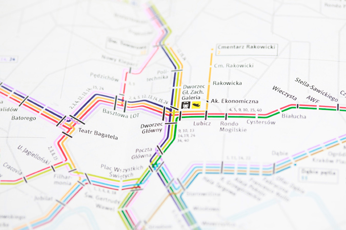 Krakow Transport Map 4