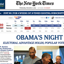 <cite>New York Times</cite> announces Obama’s second term with webfont headlines