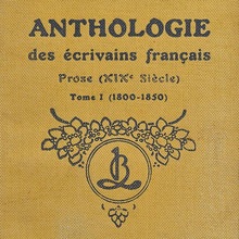 <cite>Anthologie des écrivains français</cite>, Bibliothèque Larousse