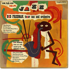 Bud Freeman &amp; DeMarco Sisters – <cite>Jazz</cite> album art