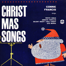 Connie Francis – <cite>Christmas Songs</cite> album art