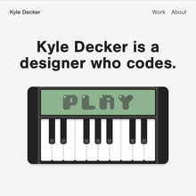 Kyle Decker portfolio