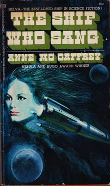 <cite>The Ship Who Sang</cite> by Anne McCaffrey (Ballantine, 1970)