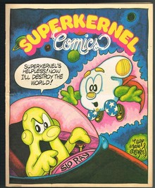 <cite>Superkernel Comics </cite>logo