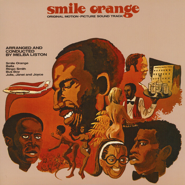 The original motion picture sound track was arranged and composed by Melba Liston and released by Knuts Music Inc. The cover illustration and jacket design is by Huntley Burgher. This image shows the 2017 reissue.