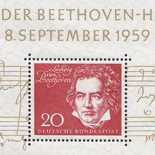 Beethoven-Halle souvenir sheet