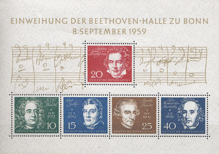 Beethoven-Halle souvenir sheet