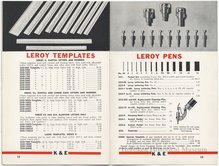 Leroy Lettering Sets Catalog (1939)