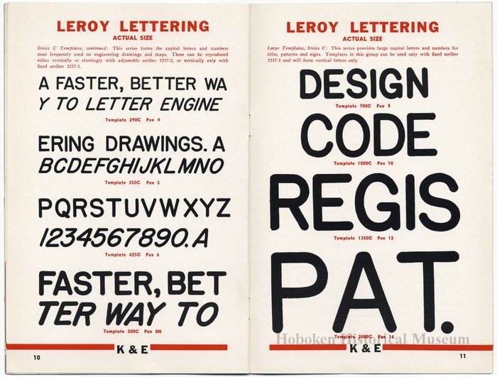 Leroy Lettering Sets Catalog (1939) 4