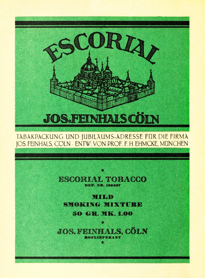 Escorial tobacco packaging