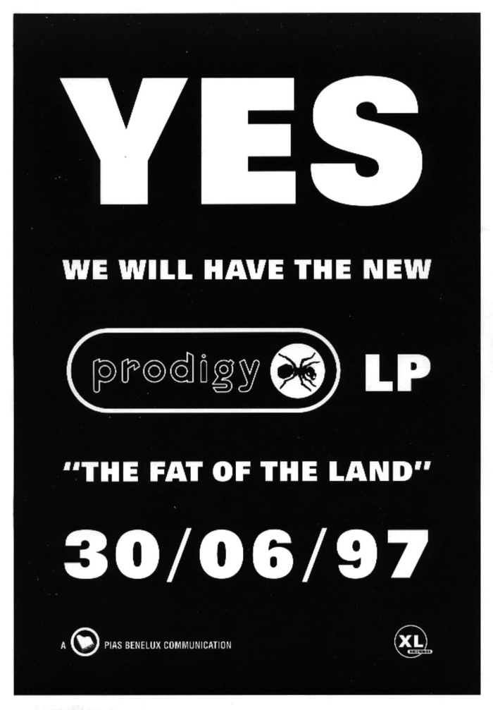 Announcement by Belgian record company PIAS. The heavy sans serif caps that also appeared on the album cover are from the fattest member of , the 85 Extra Black.