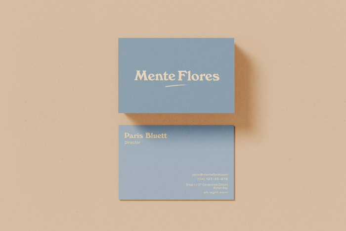 Mente Flores business cards 1