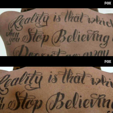 “Reality is …” tattoo in<cite> Legion</cite> TV series