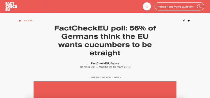 Fact Check EU - Fonts In Use