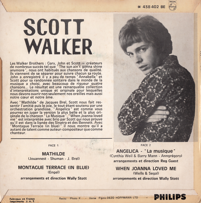 Scott Walker – Mathilde EP 2