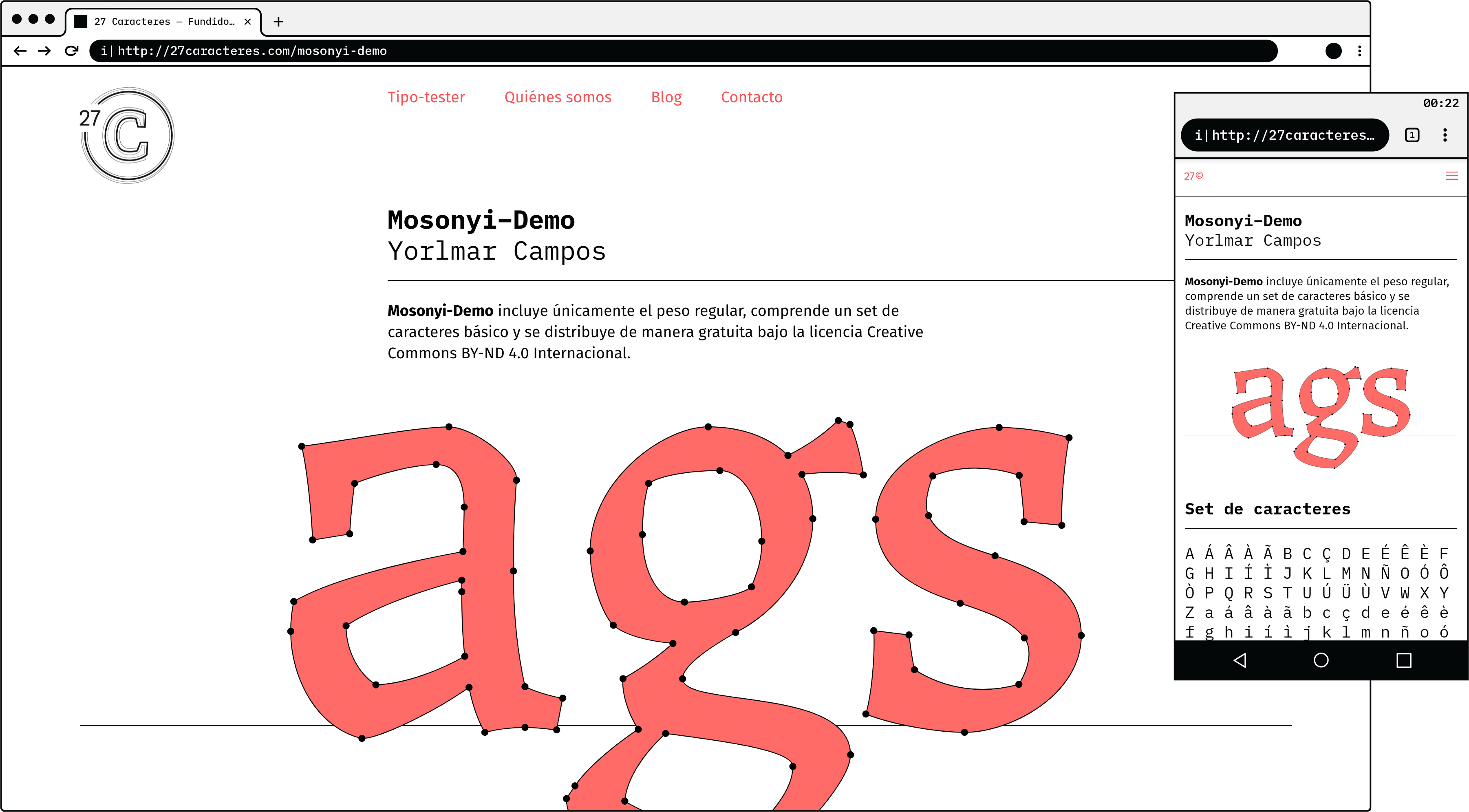 27 Caracteres Website Fonts In Use