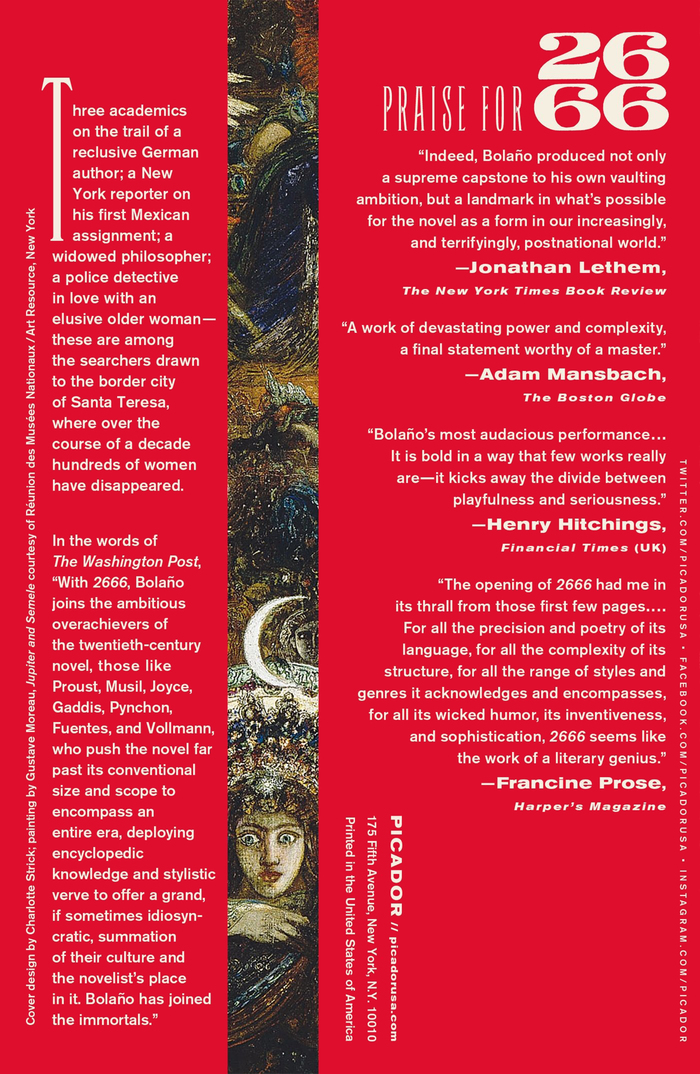 Back of vol. 1 of the paperback edition. The blurbs are set in various styles from Akzidenz-Grotesk.