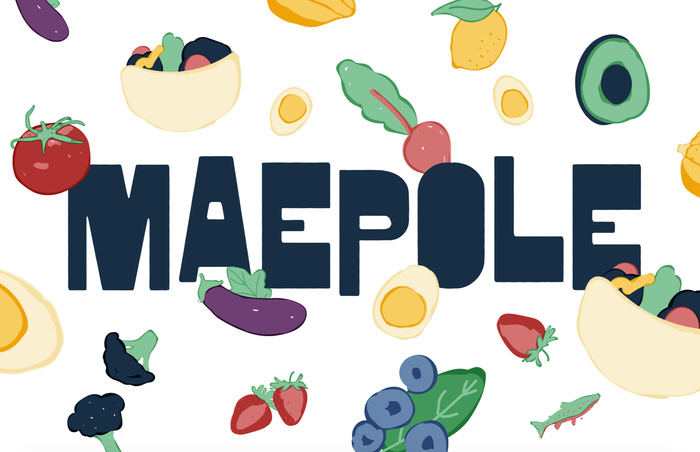 Maepole restaurant logo, sign, menu, website 5