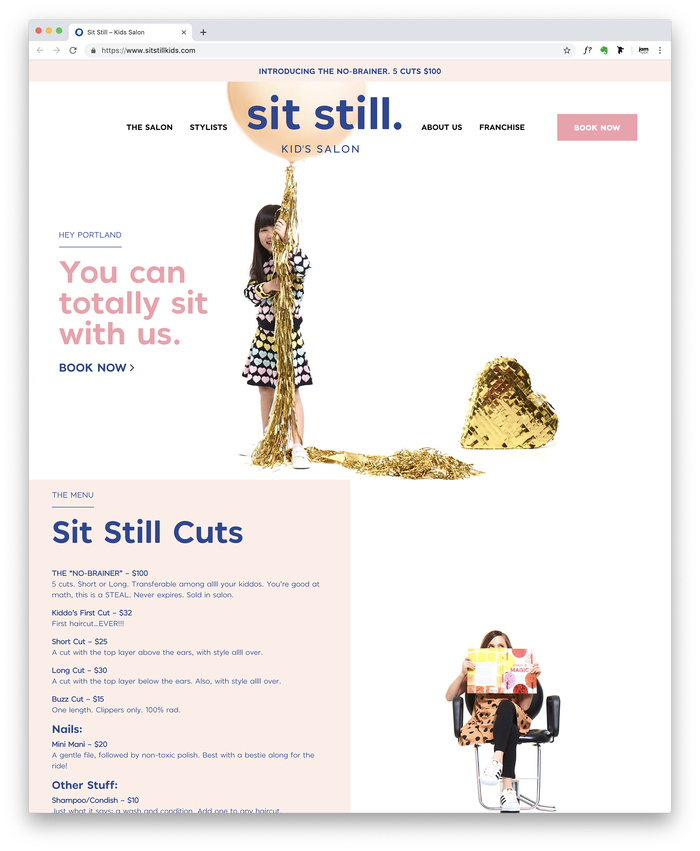 Sit Still Kid’s Salon 4