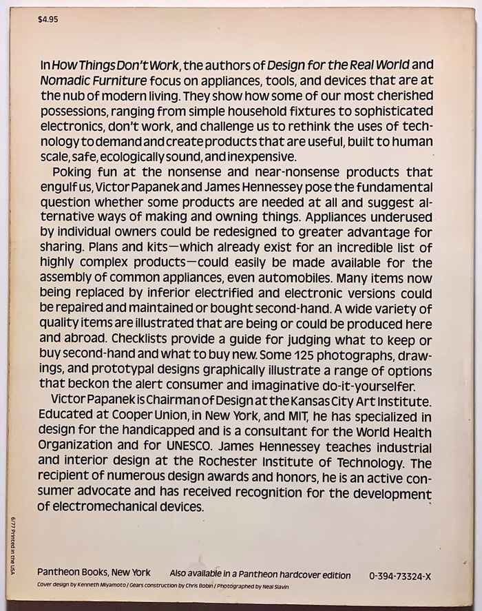How Things Don’t Work by Victor Papanek & James Hennessey 2