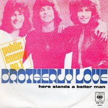 Brotherly Love – “Public Enemy No.<span class="nbsp">&nbsp;</span>1” / “Here Stands A Better Man” Portuguese single sleeve