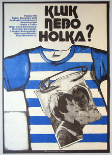 <cite>Kluk Nebo Holka?</cite> (1980) Czechoslovak movie poster