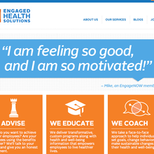 Engaged Health Solutions website