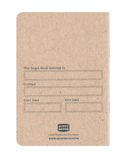 Scout Books’ Numbered Notebooks 4