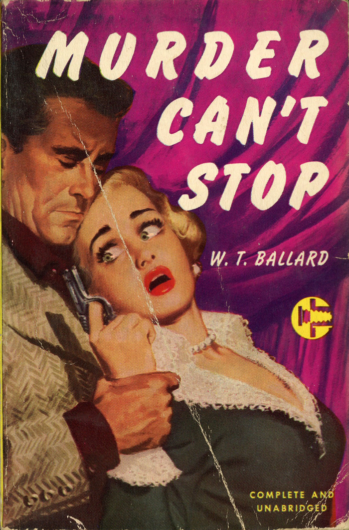 Murder Can’t Stop by W.T. Ballard - Fonts In Use