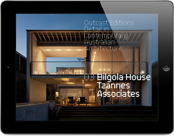 Outcast Editions’ iPad architecture monographs 1