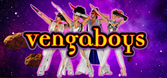 Vengaboys logo, “We’re Going To Ibiza!” single and The Party Album! 1