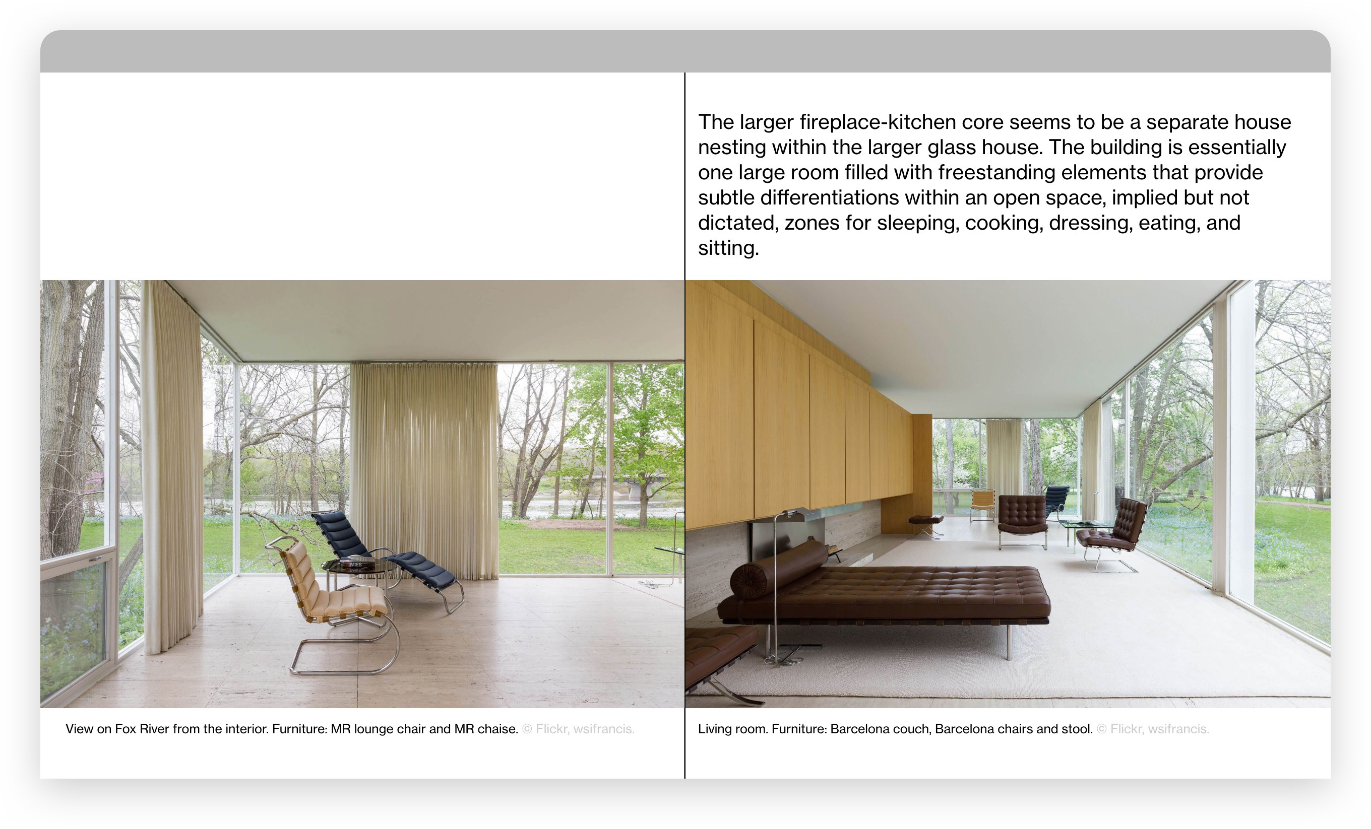Farnsworth House Fonts In Use