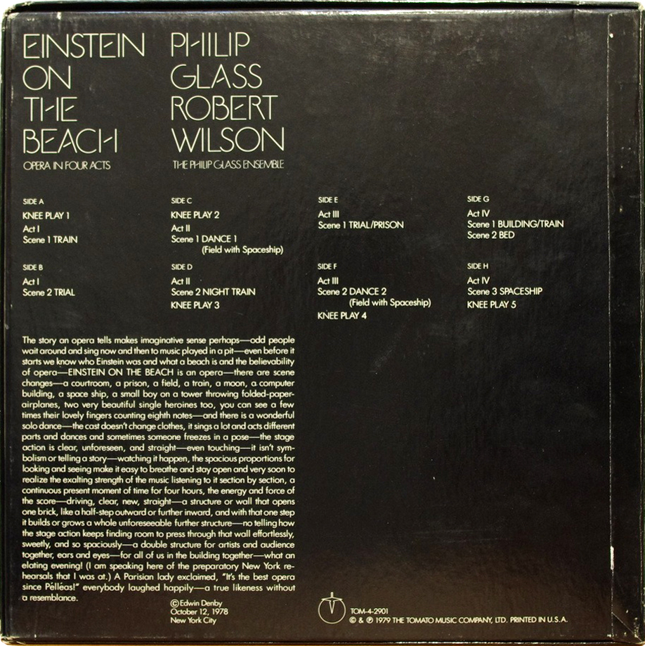 philip glass einstein on the beach album