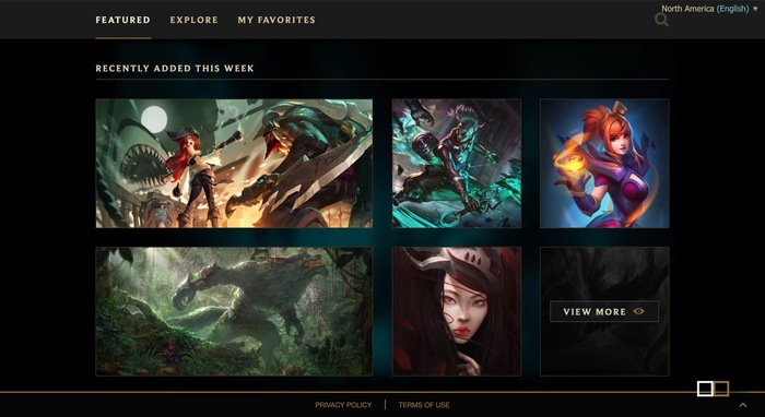 League of Legends game and website 12