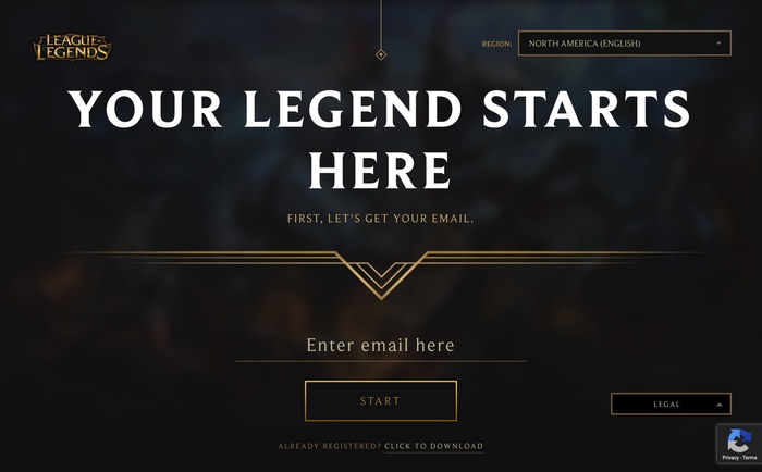 League of Legends game and website 9