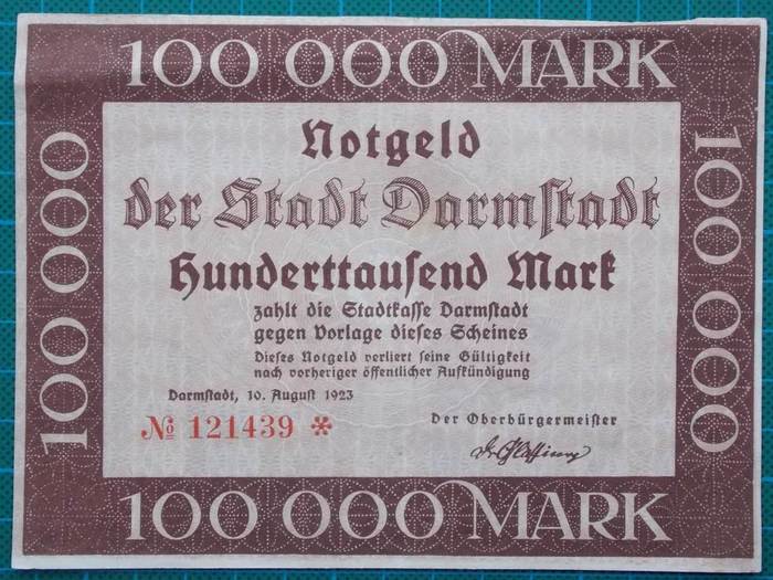 Stadt Darmstadt Notgeld 2