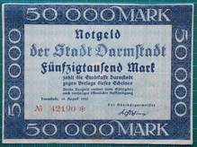 Stadt Darmstadt Notgeld