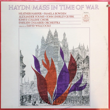 <cite>Haydn – Mass in Time of War</cite> (Angel Records) album art