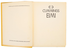 <cite>EIMI</cite> – E. E. Cummings (Covici Friede, 1933)