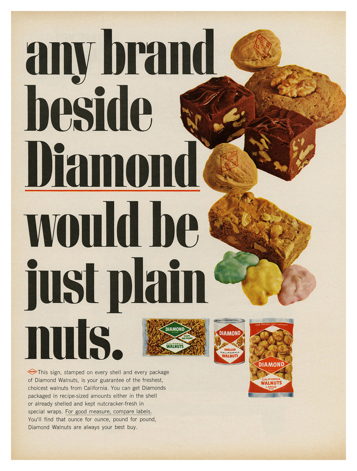 Diamond Walnuts ad