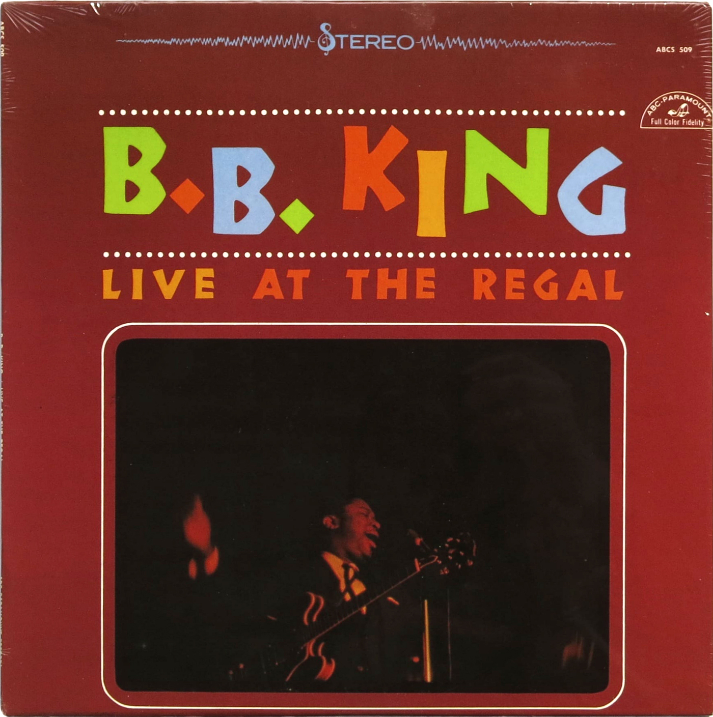 B.B. King – Live At The Regal Album Art - Fonts In Use