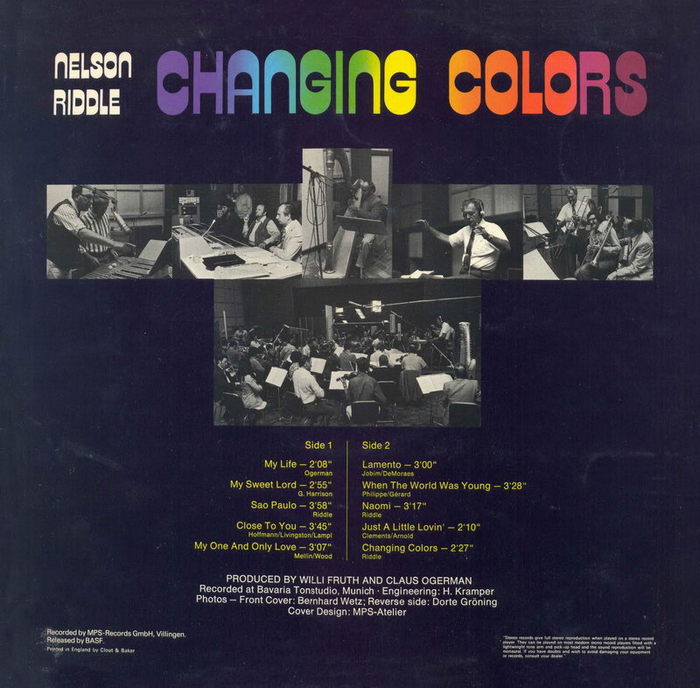 Nelson Riddle – Changing Colors album art 2