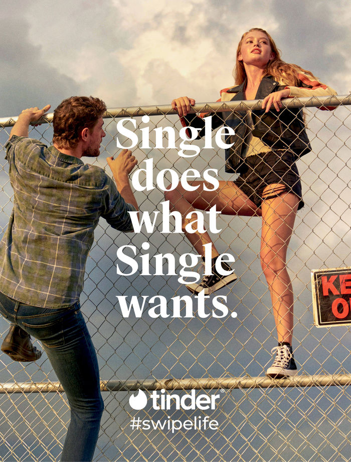 Tinder “Single, Not Sorry” campaign 8