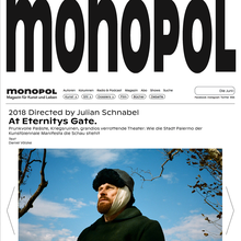 <cite>Monopol</cite> online redesign (2019)