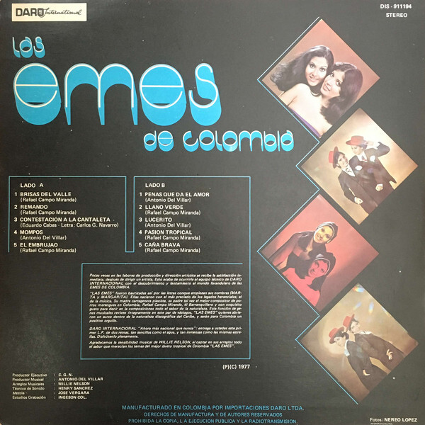 Las Emes – Las Emes De Colombia album art 2