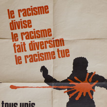 “Le racisme divise” poster