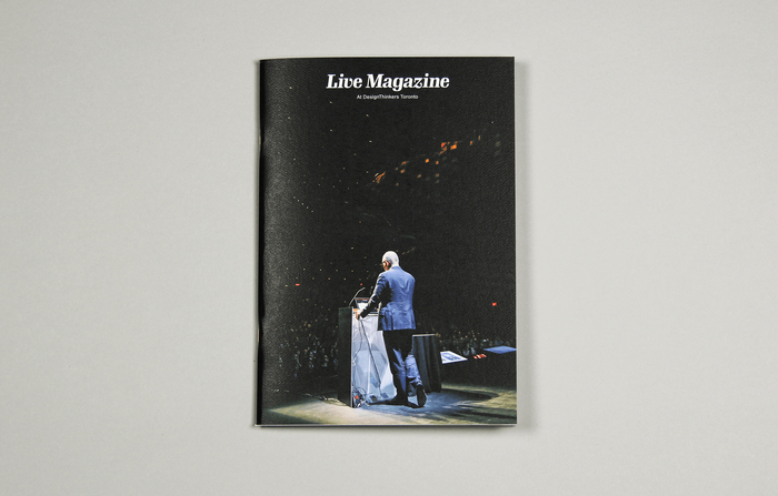 Live Magazine No. 1, “At DesignThinkers Toronto” 1