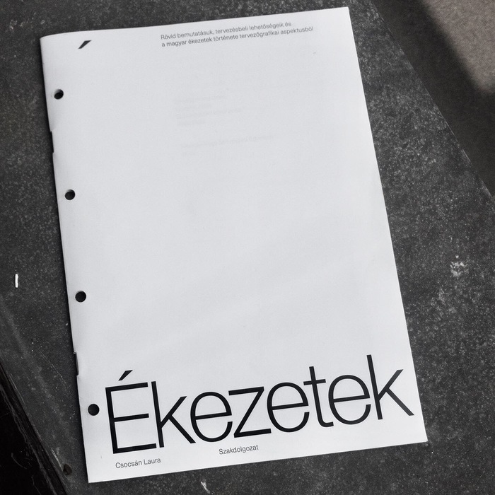 Ékezetek (Diacritics) thesis 1