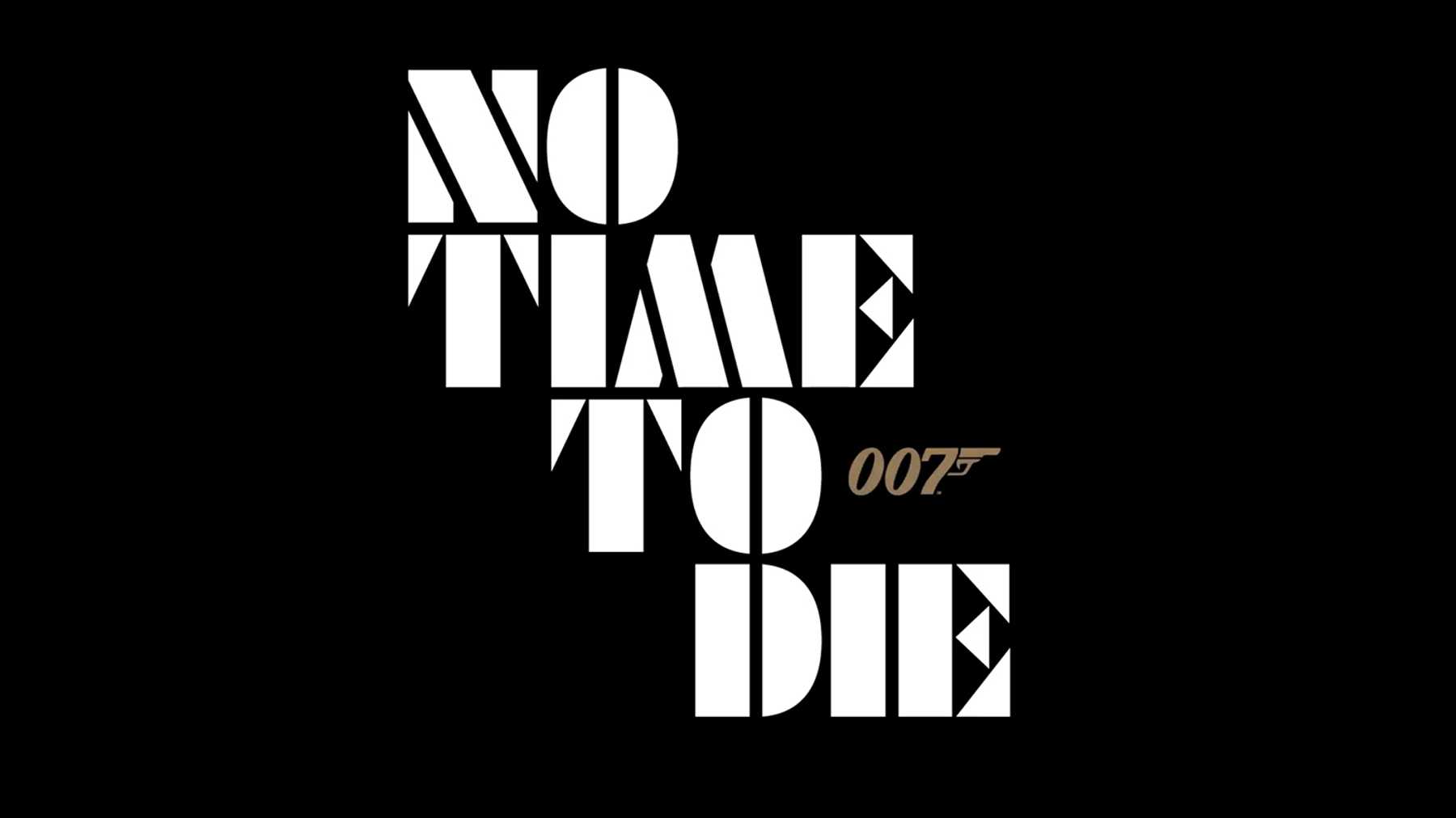 No Time To Die logo and teaser - Fonts In Use