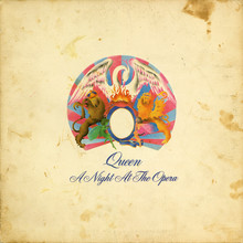 Queen – <cite>A Night at the Opera </cite>album art